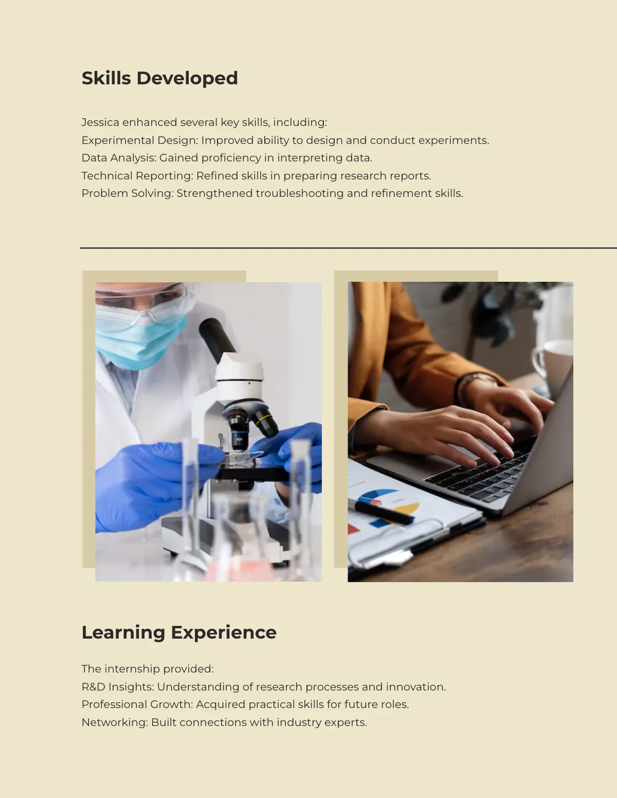 Free Creative Internship Report Design Template to Edit Online