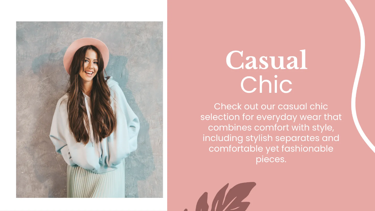 Free Boutique Presentation Template to Edit Online