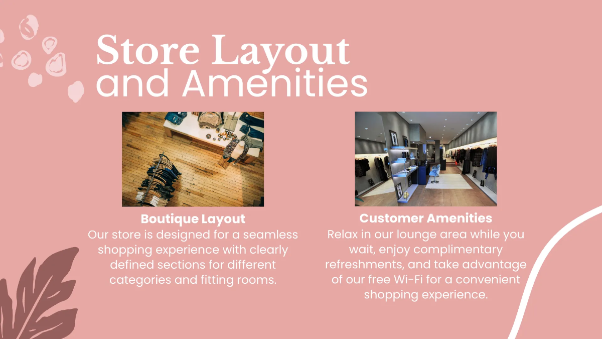 Free Boutique Presentation Template to Edit Online