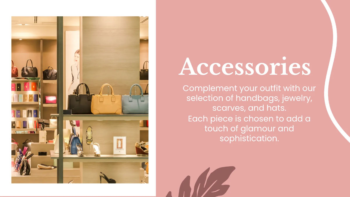 Free Boutique Presentation Template to Edit Online