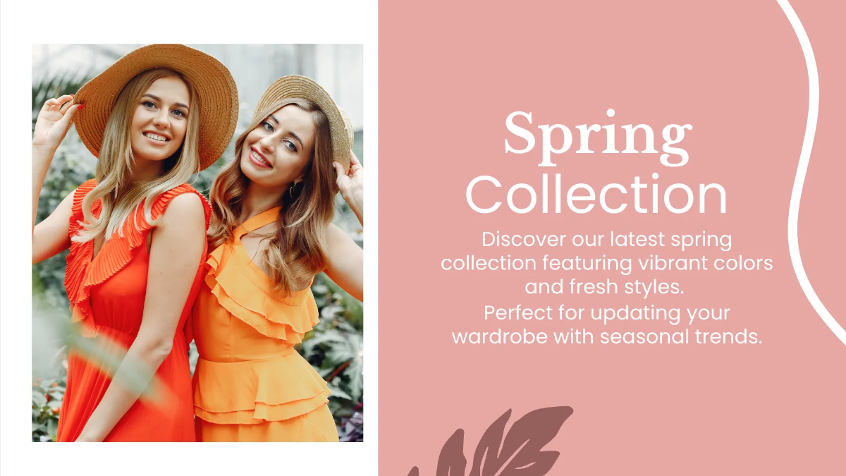 Free Boutique Presentation Template to Edit Online