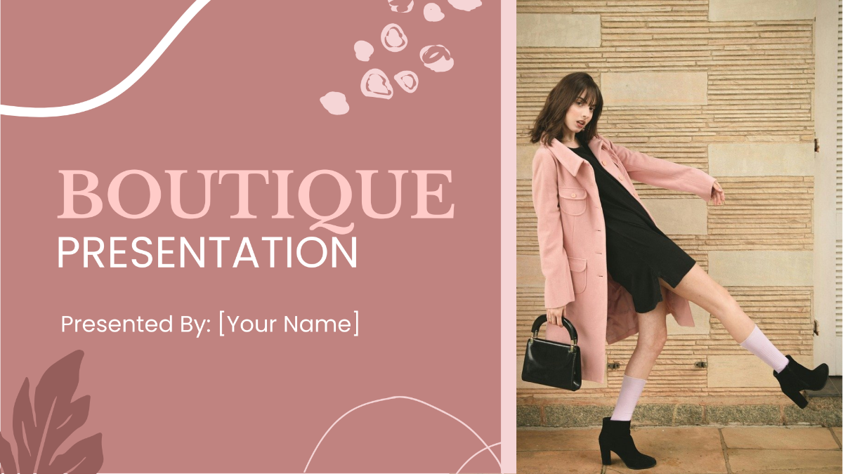 Boutique Presentation Template - Edit Online & Download