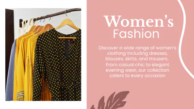 Free Boutique Presentation Template to Edit Online