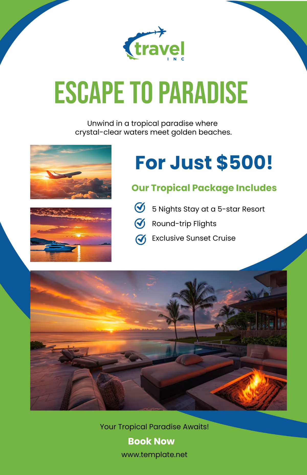 Travel Agency Poster Design Template - Edit Online & Download