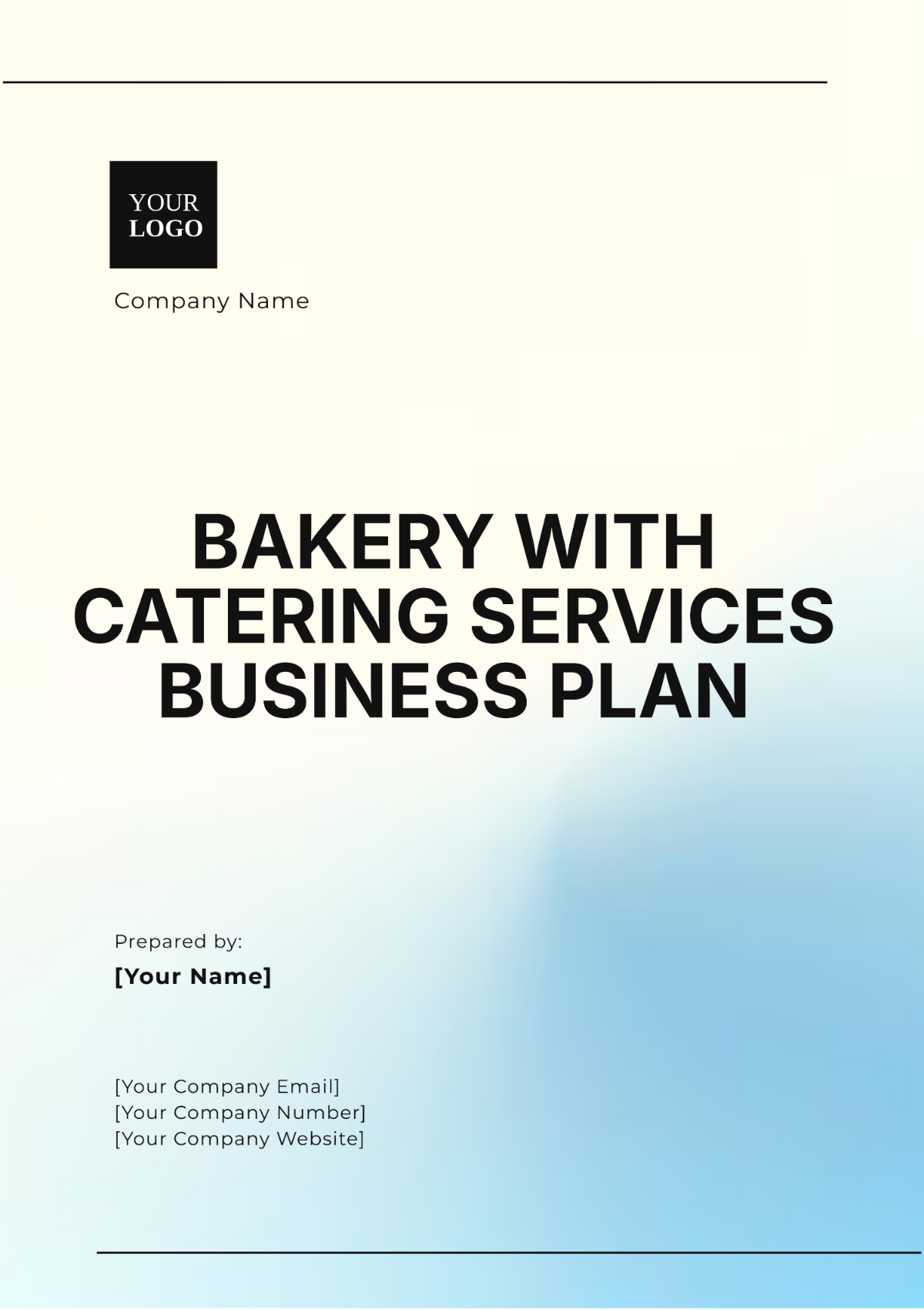 Catering Business Plan Template Prntbl concejomunicipaldechinu gov co