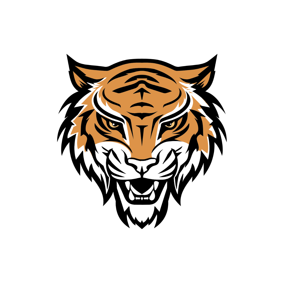 Tiger Face Clipart