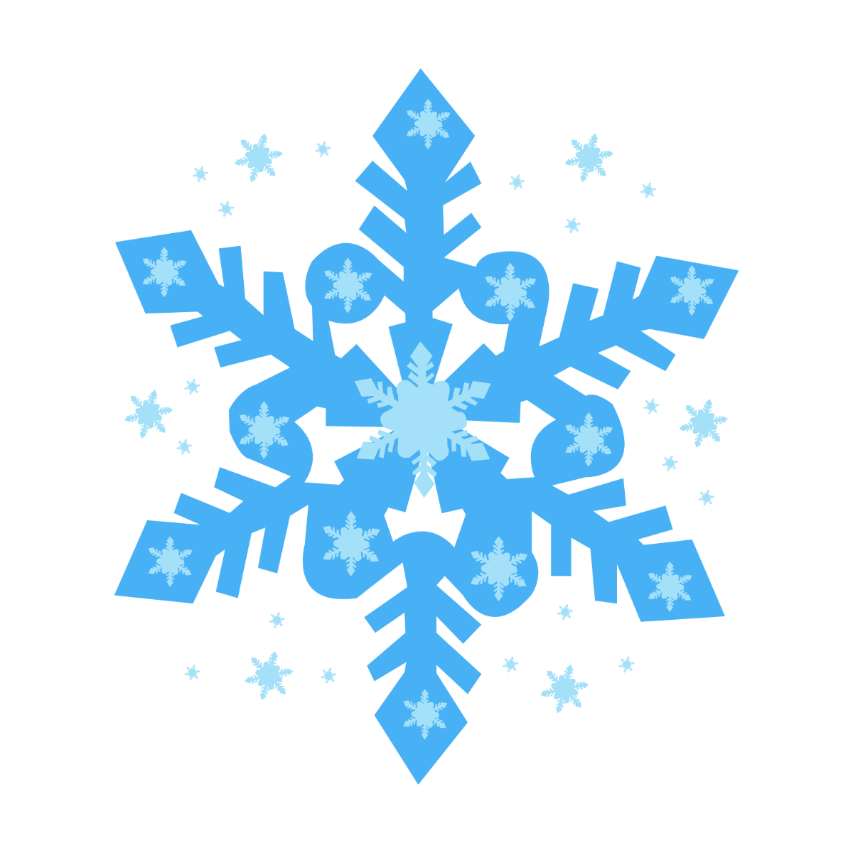 Frozen Snowflake Clipart - Edit Online | Template.net