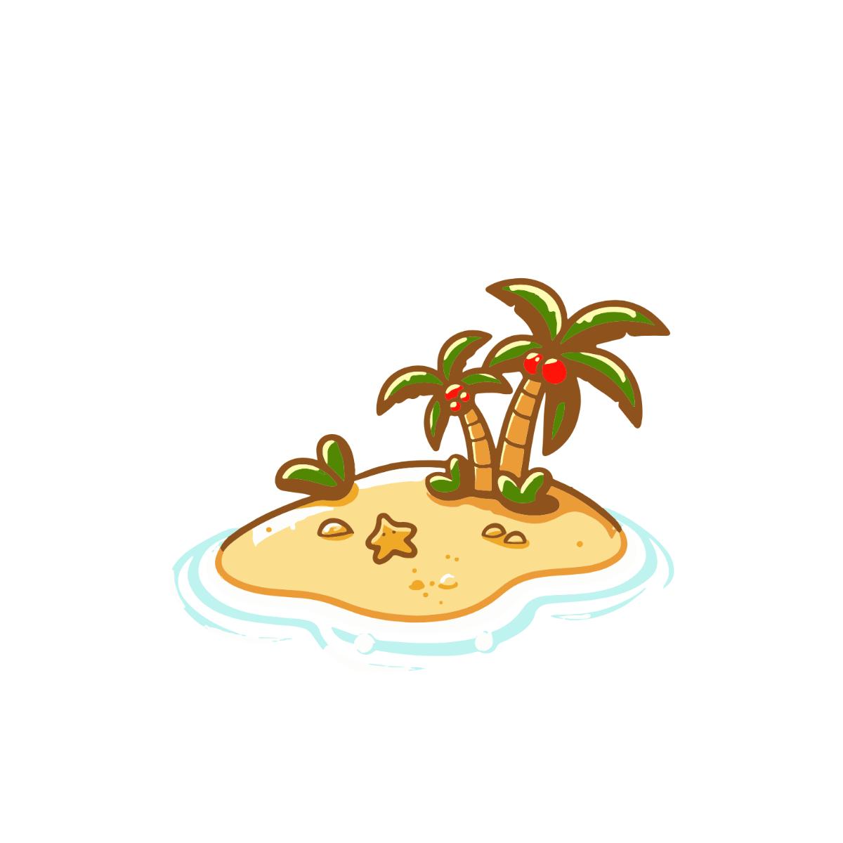 Simple Tropical Clipart - Edit Online | Template.net