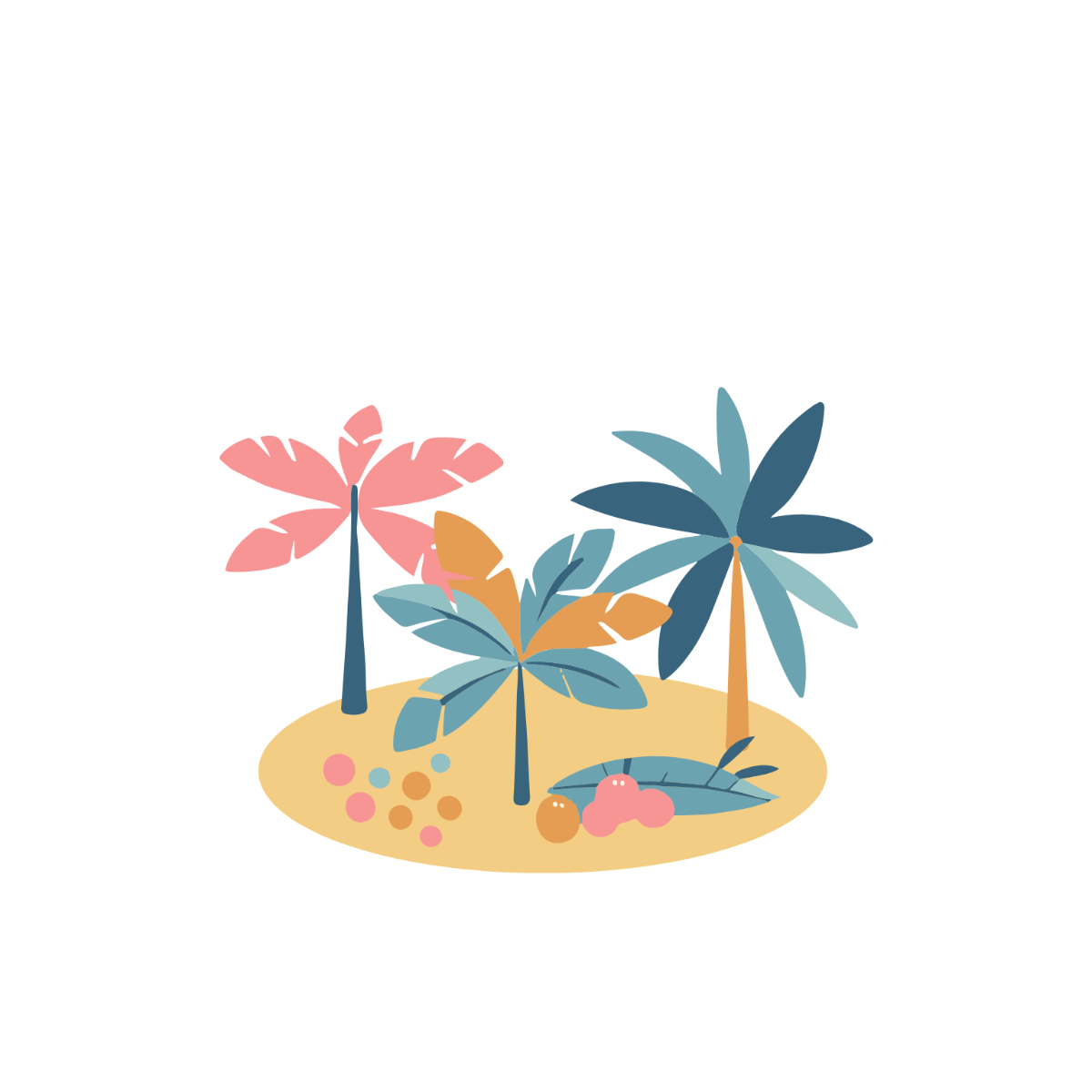 Colorful Tropical Clipart