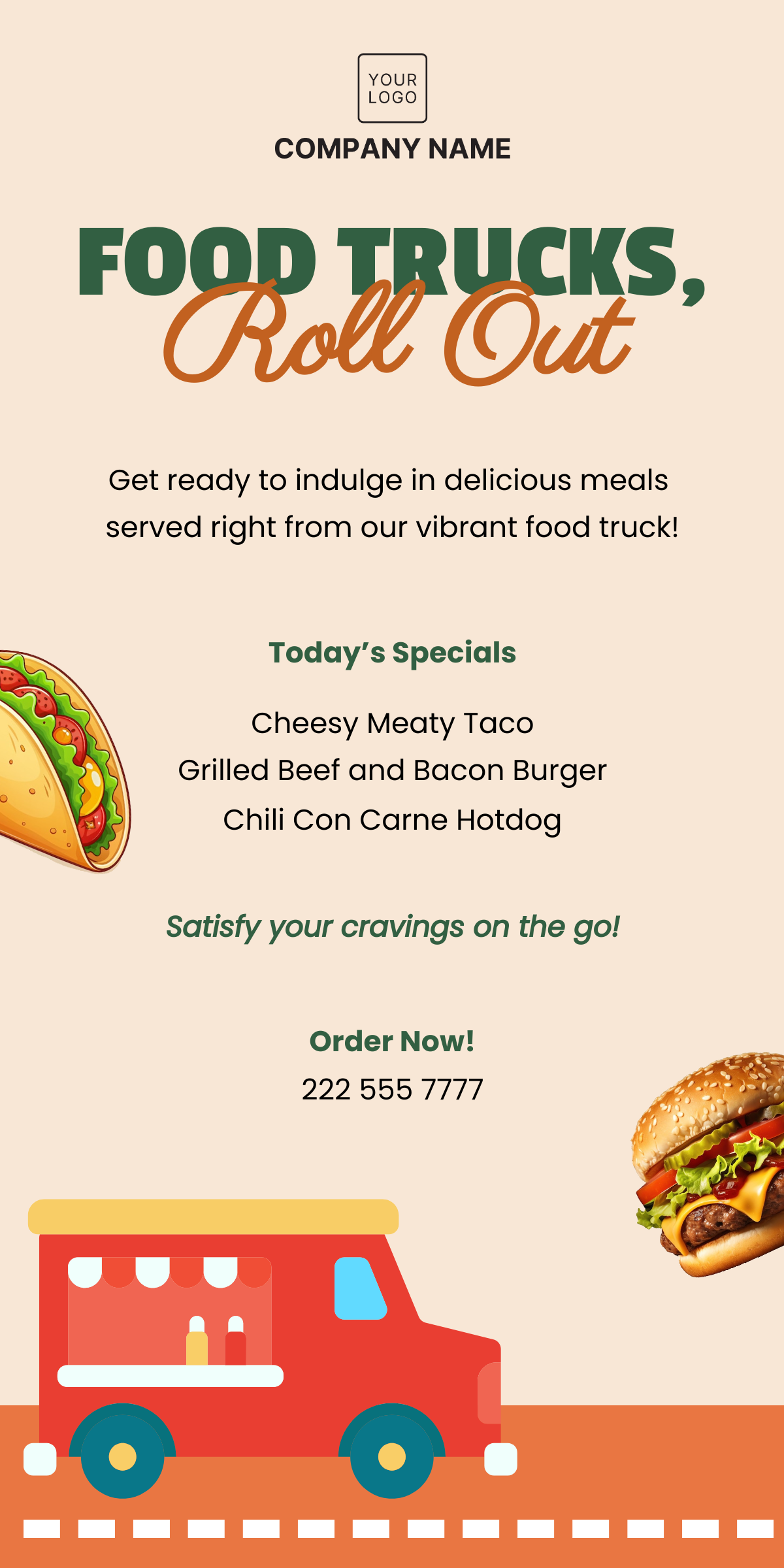 Food Truck Banner Template - Download | Template.net