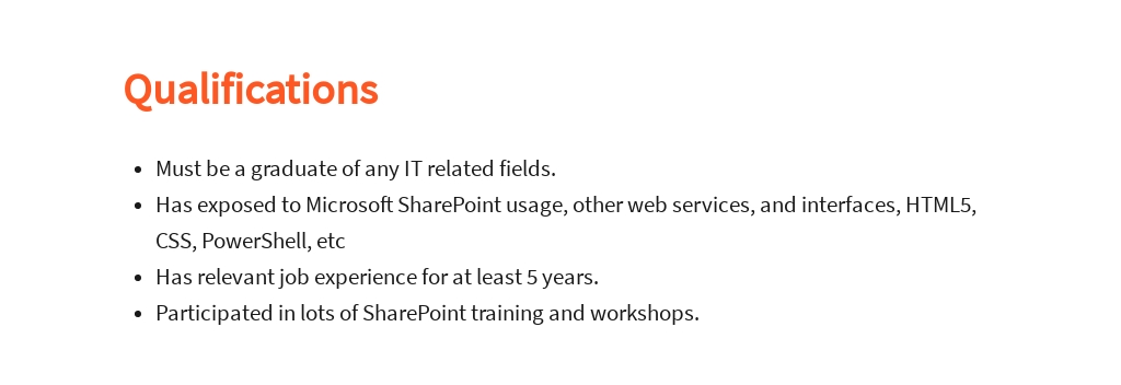 Free Sharepoint Trainer Job Ad/Description Template 5.jpe