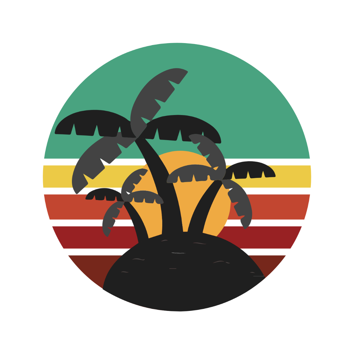 Vintage Tropical Clipart