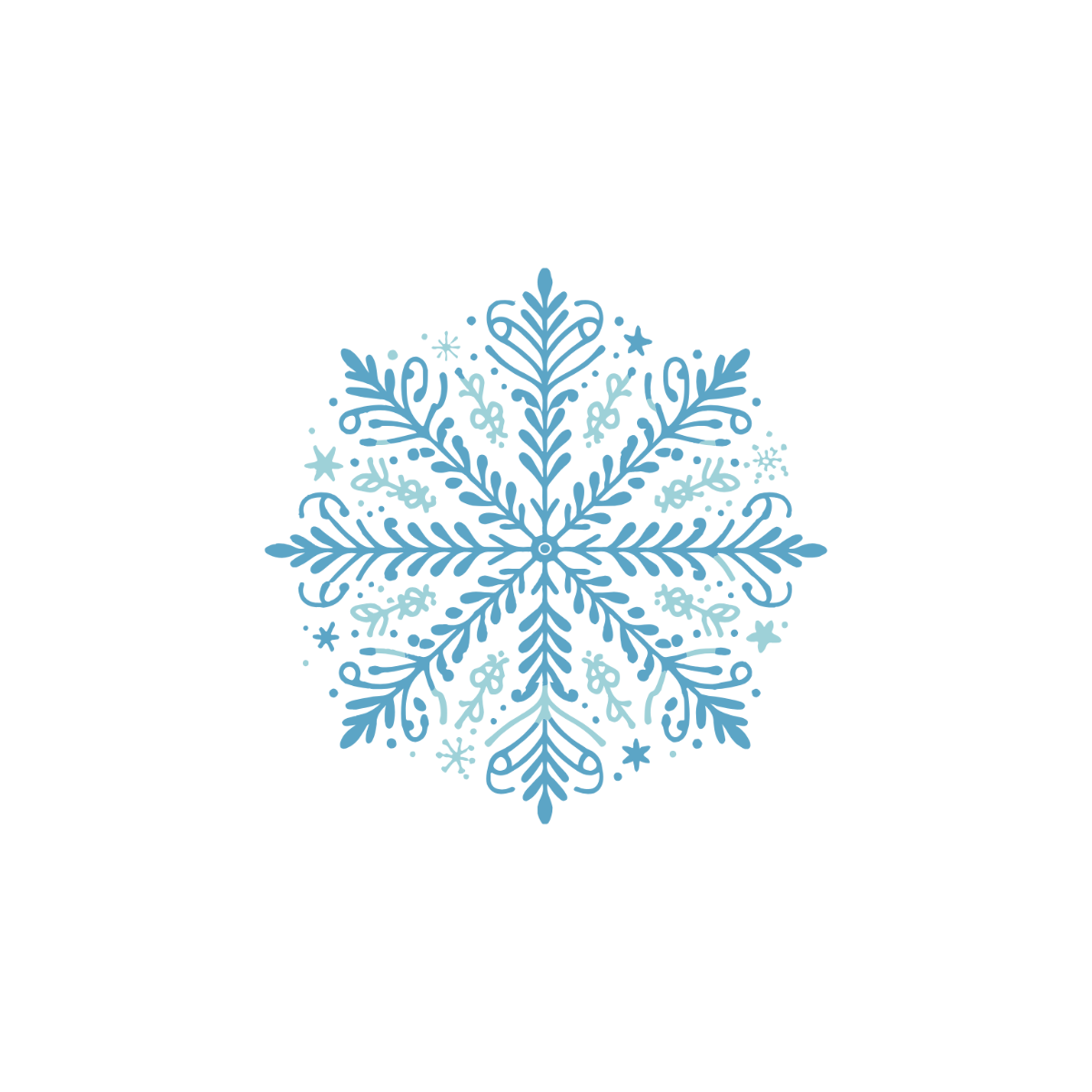 Transparent Snowflake Clipart