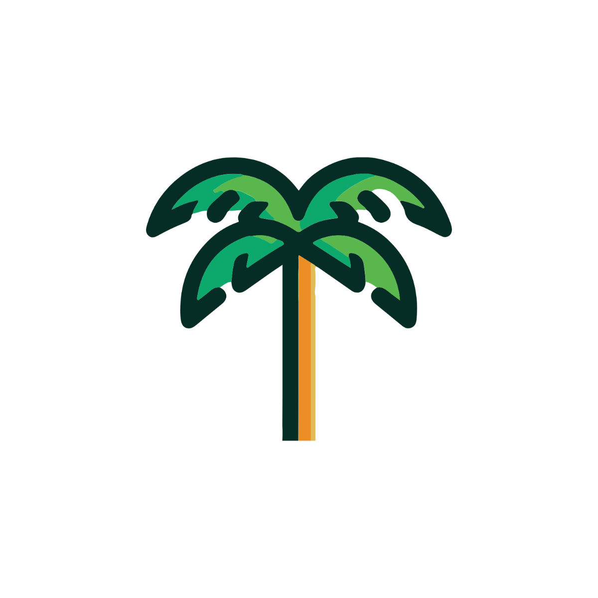 Palm Tree Clipart - Edit Online & Download