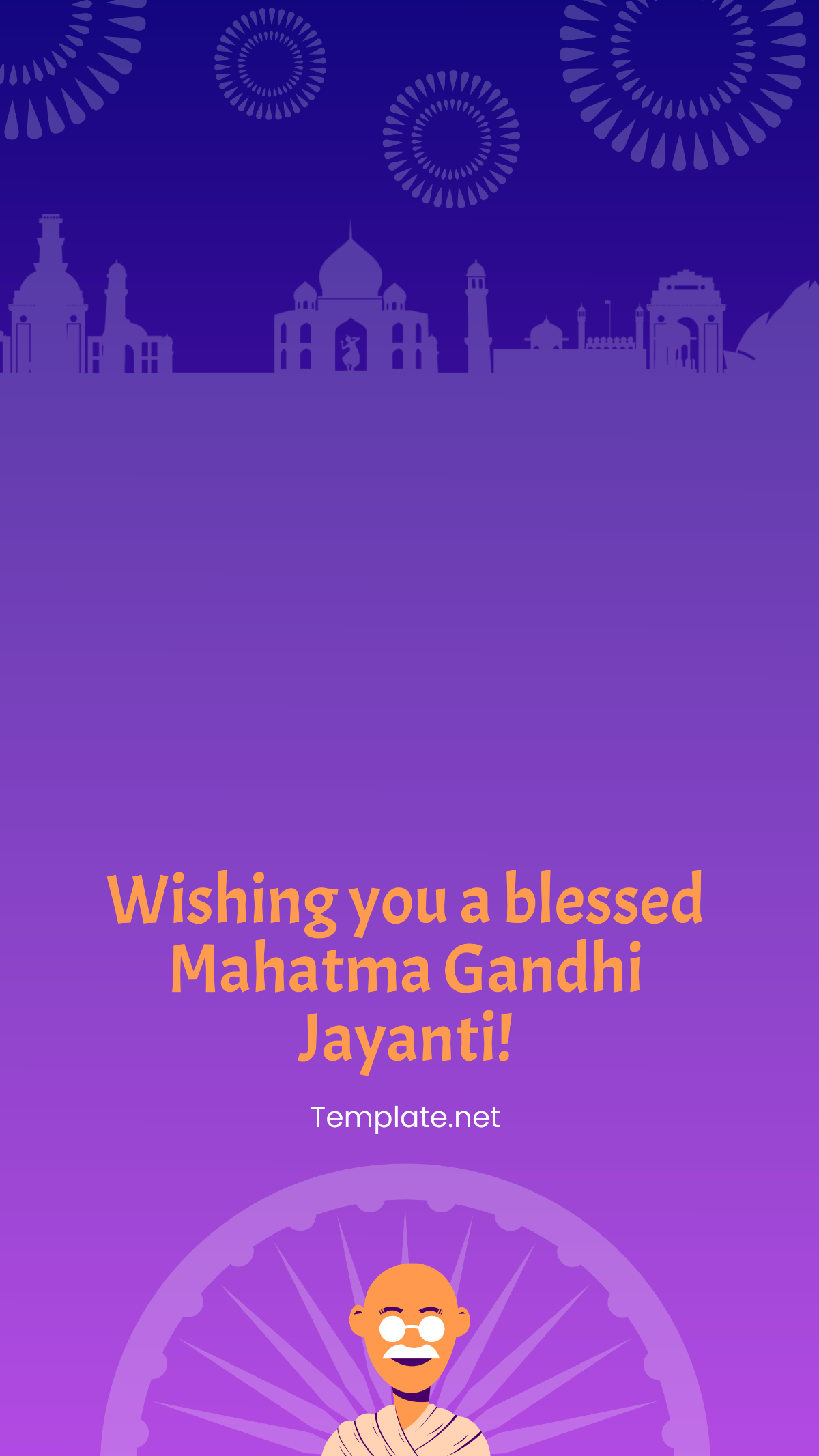 Mahatma Gandhi Jayanti Template - Edit Online & Download