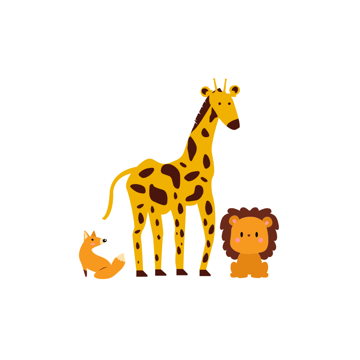 Tropical Animals Clipart - Edit Online | Template.net