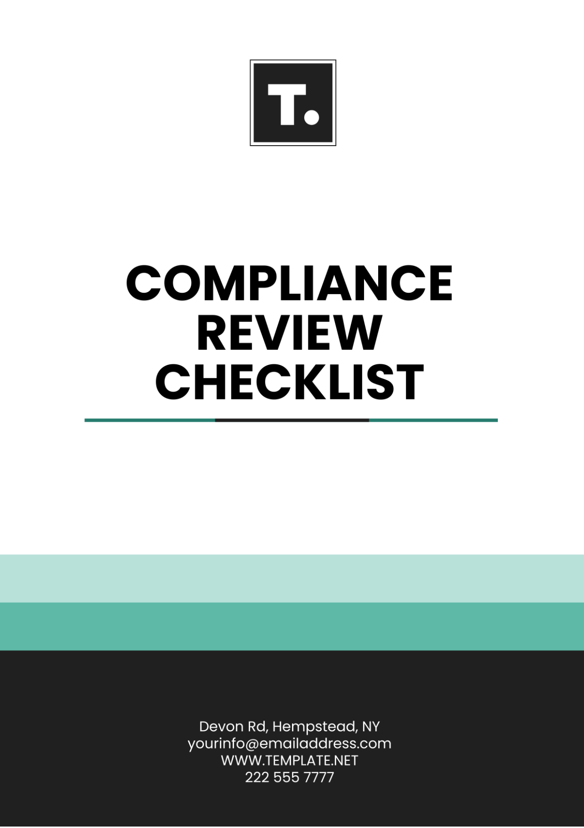 Compliance Review Checklist Template