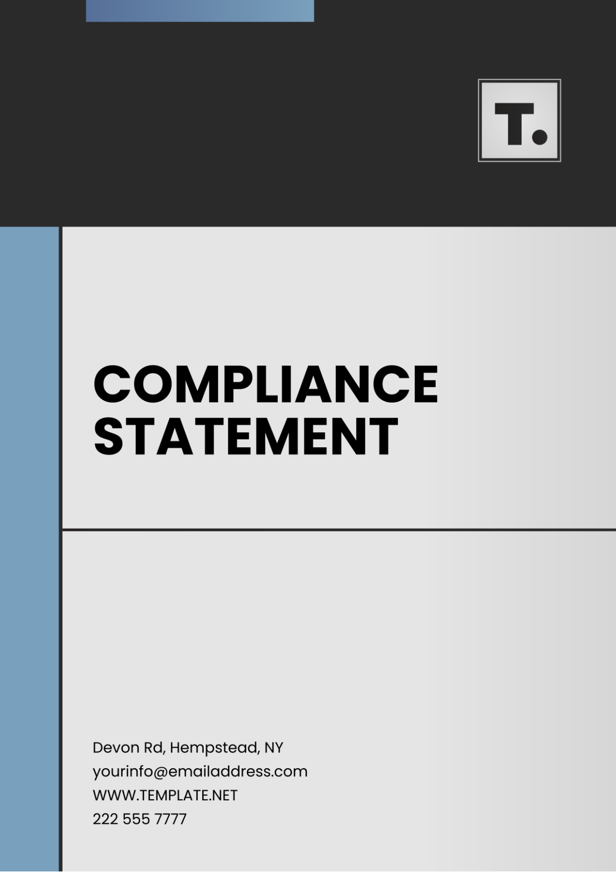 Compliance Statement Template