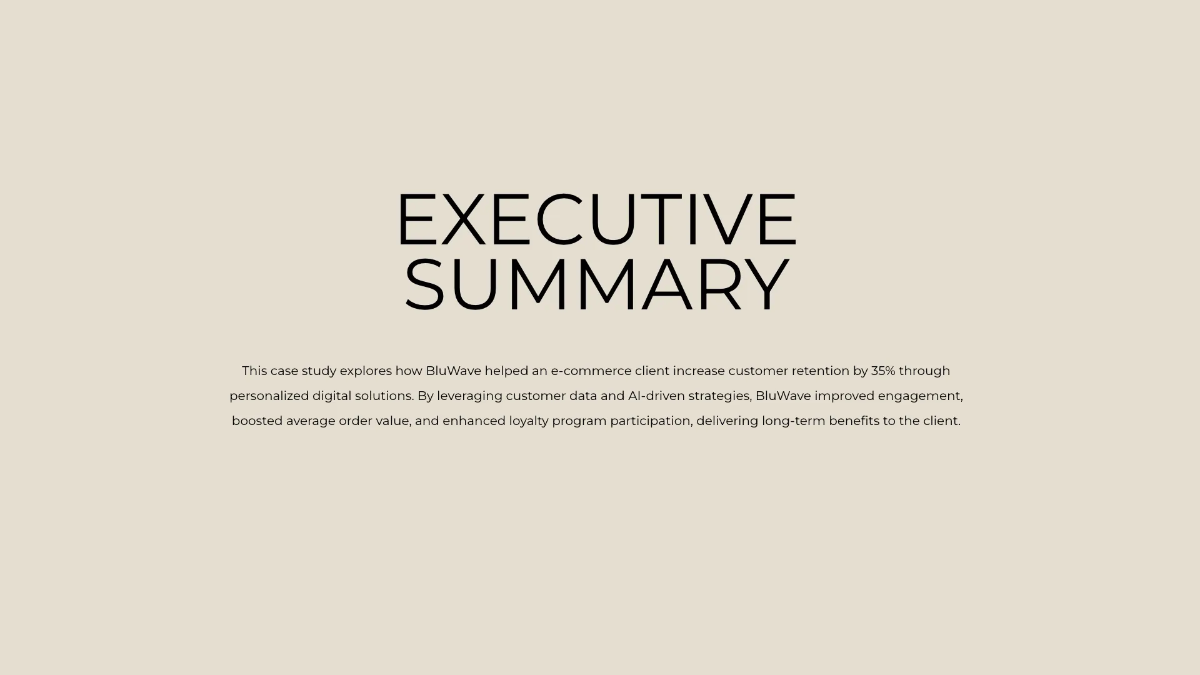 Free Case Study Presentation Template to Edit Online