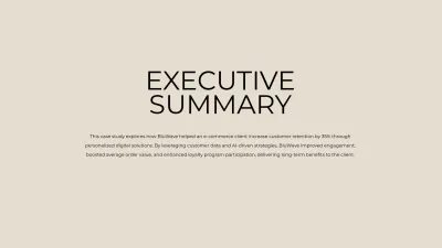 Free Case Study Presentation Template to Edit Online