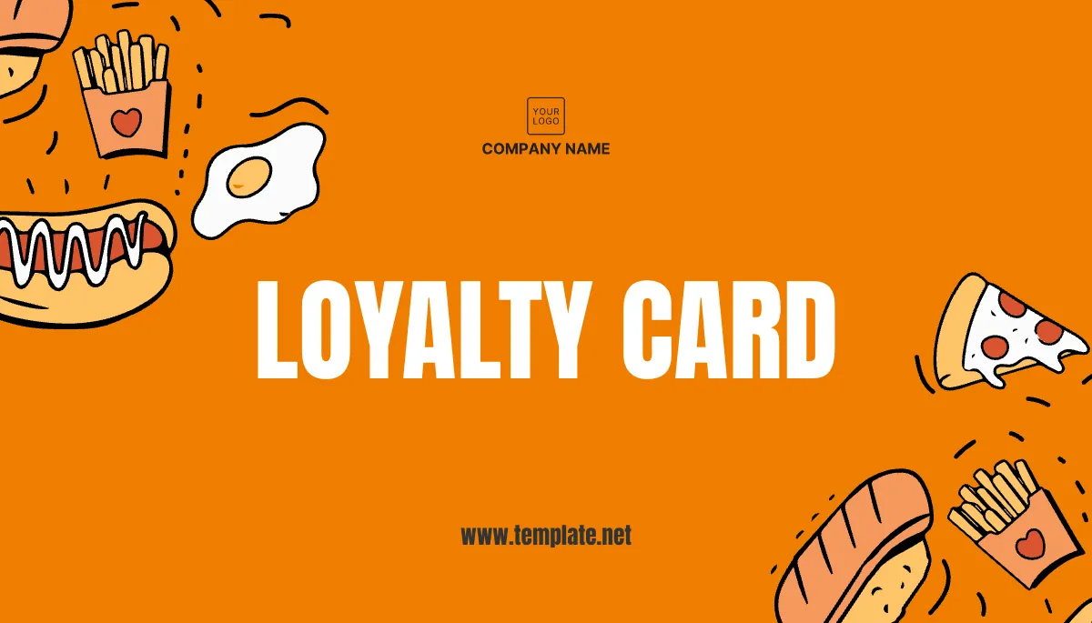 Free Food Truck Loyalty Card Template to Edit Online
