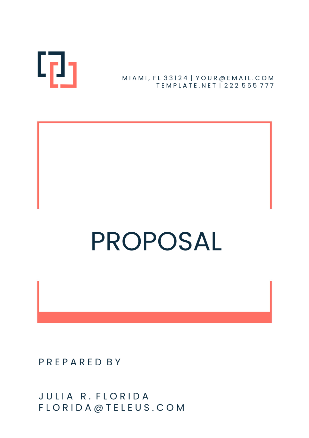 Proposal Template