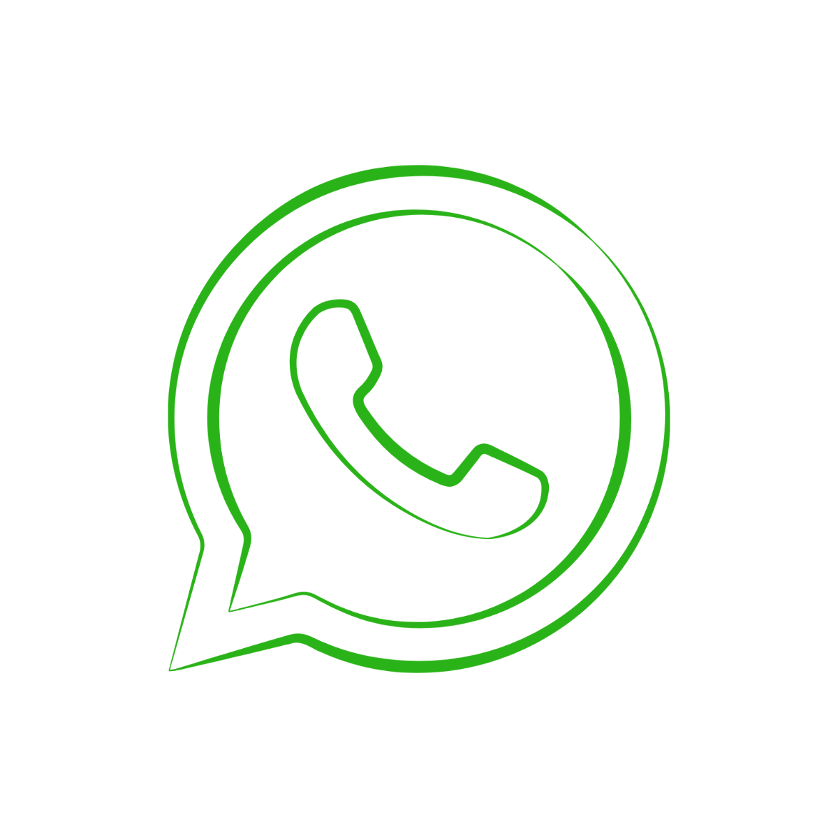 Hand-Drawn WhatsApp Clipart