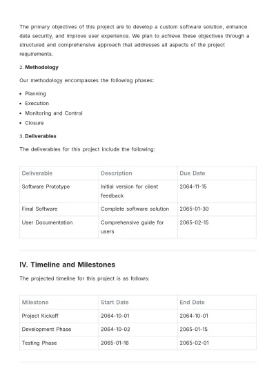 Free Bid Application Layout Template to Edit Online