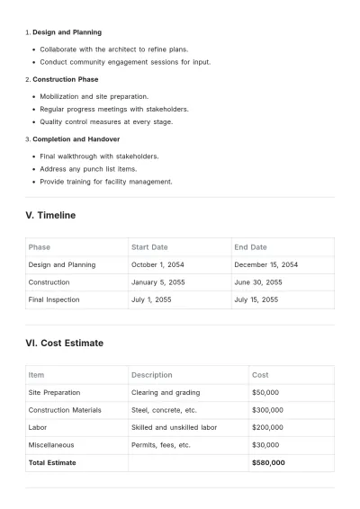 Free Bid Submission Template to Edit Online