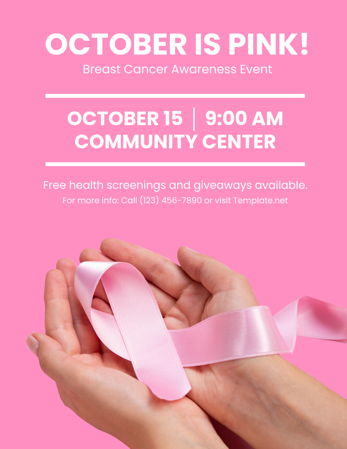 Pink October Flyer