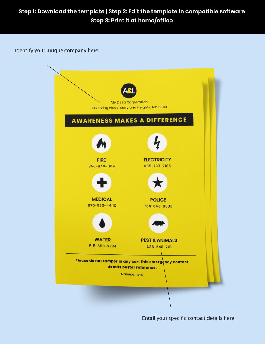 emergency-contact-details-poster-template-illustrator-indesign-word