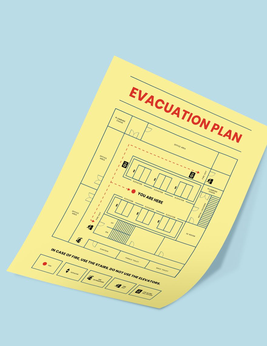 Building evacution plan Poster Pages