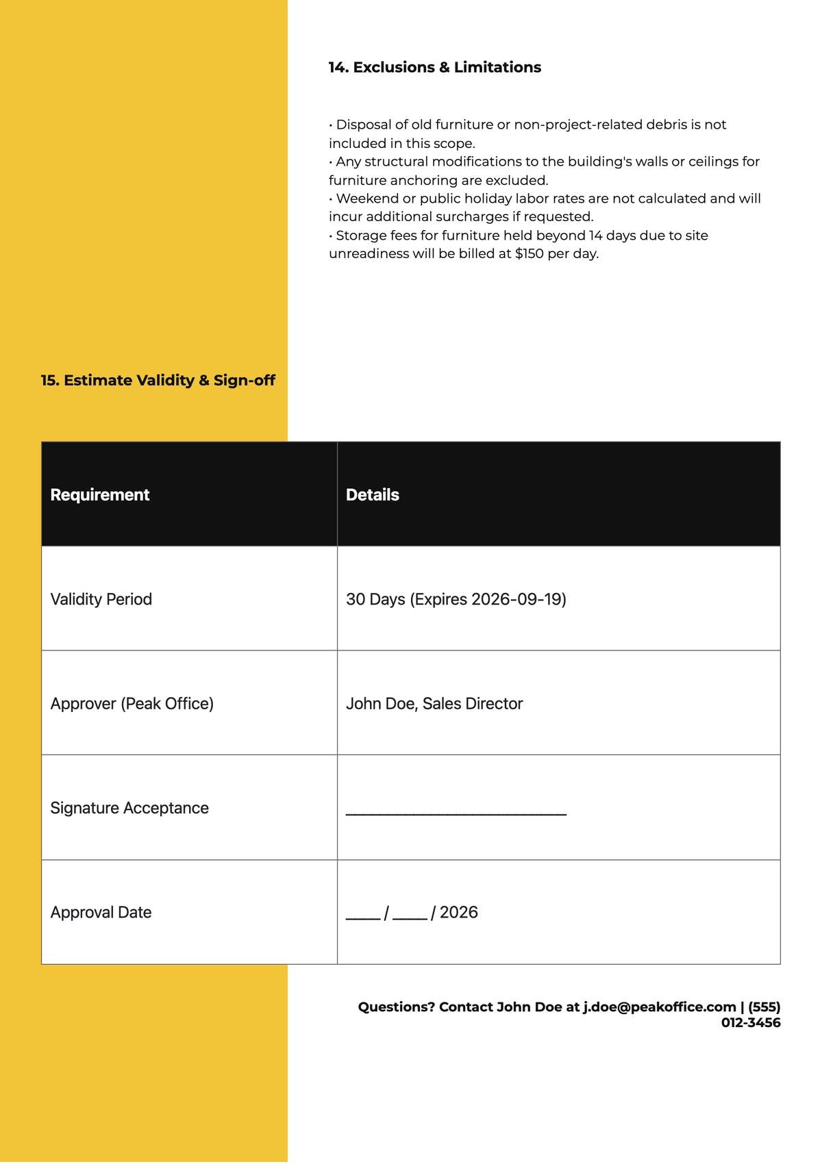 Free Simple Quotation Template & AI Quotation Maker