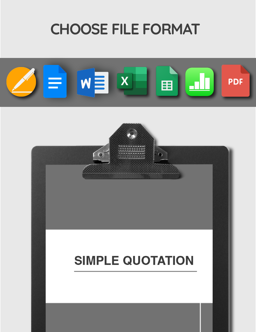 Simple Quotation Template