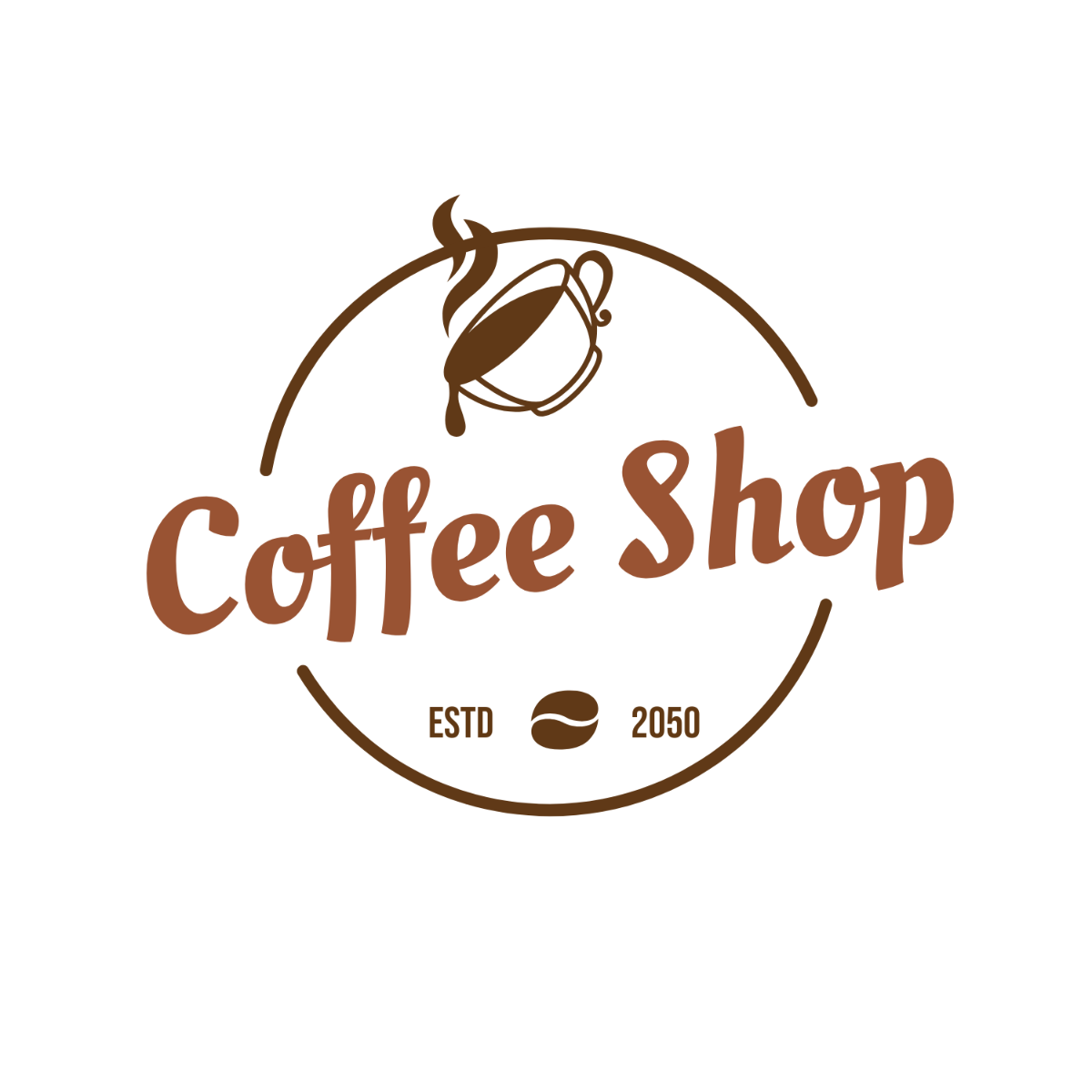 Coffee Shop Logo Template - Edit Online & Download