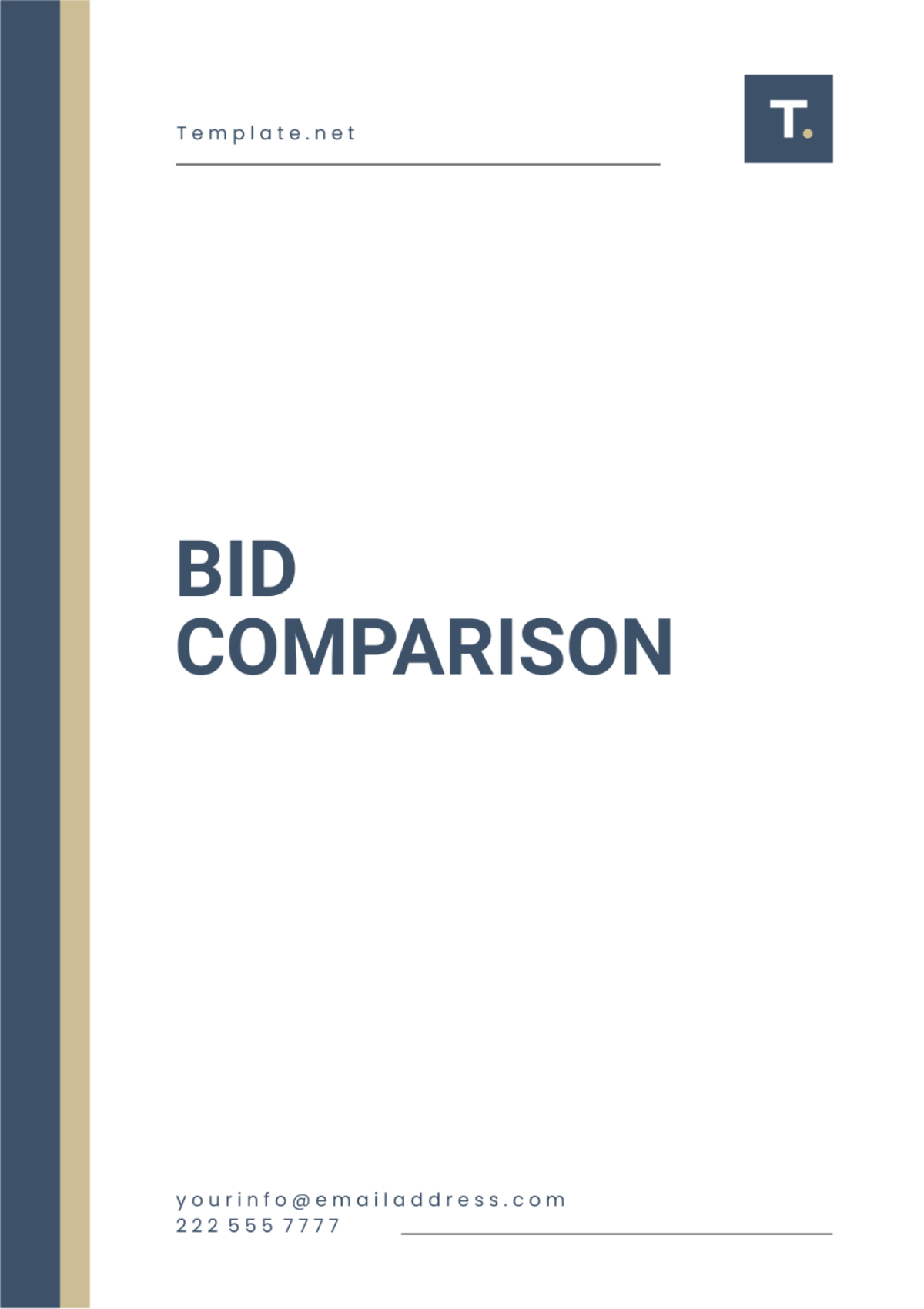 Bid Comparison Template - Edit Online & Download