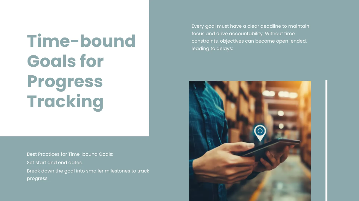 Free SMART Goals Presentation Template to Edit Online