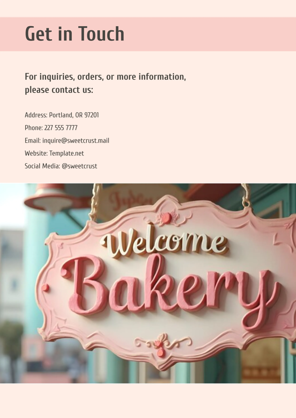 Free Business Profile with Photo Template to Edit Online