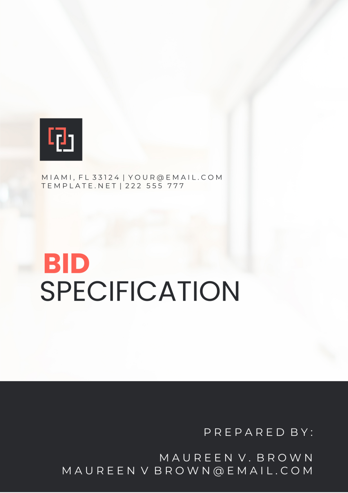 Bid Specification Template