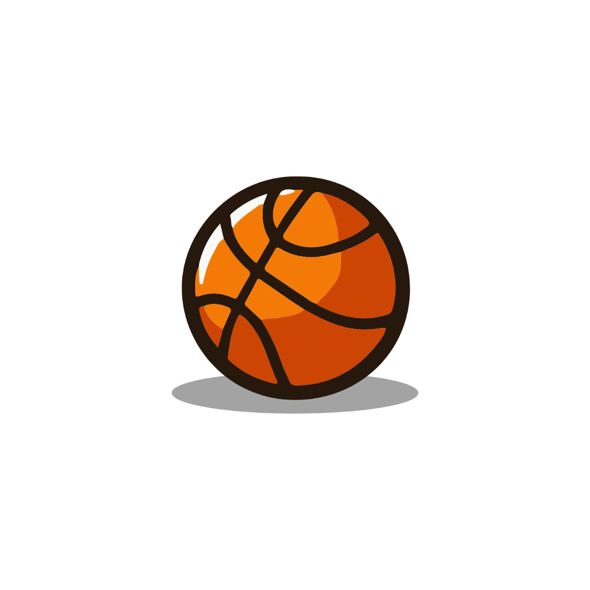 Cartoon Basketball Clipart - Edit Online & Download