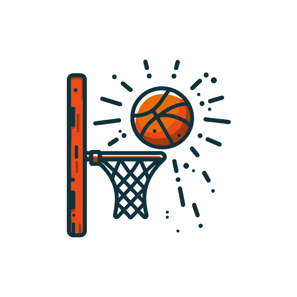 Basketball Net Clipart - Edit Online | Template.net