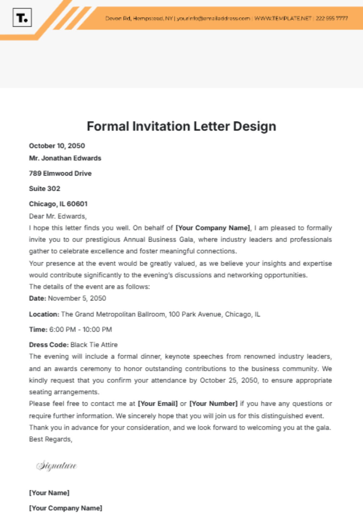 Free Formal Invitation Design Template To Edit Online Free Formal Invitation Design Template To Edit Online