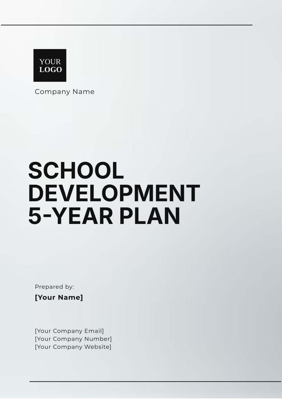 School Development 5-Year Plan Template - Edit Online & Download