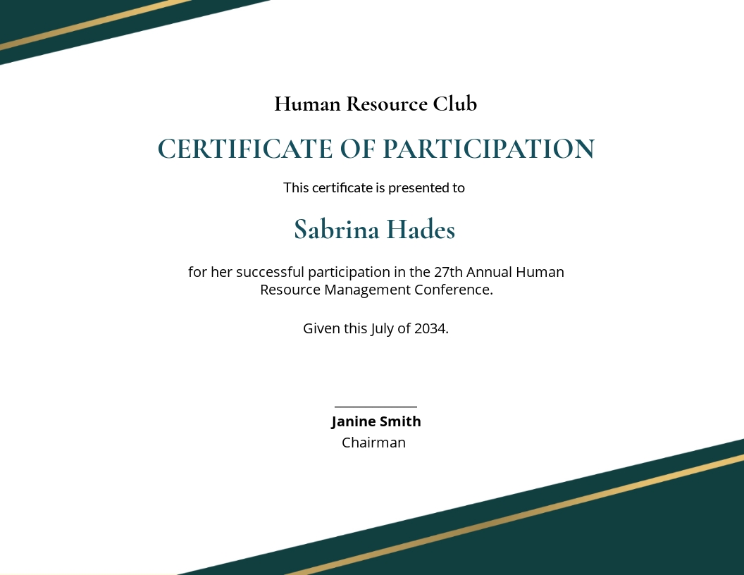 HR Certificates in Adobe Illustrator
