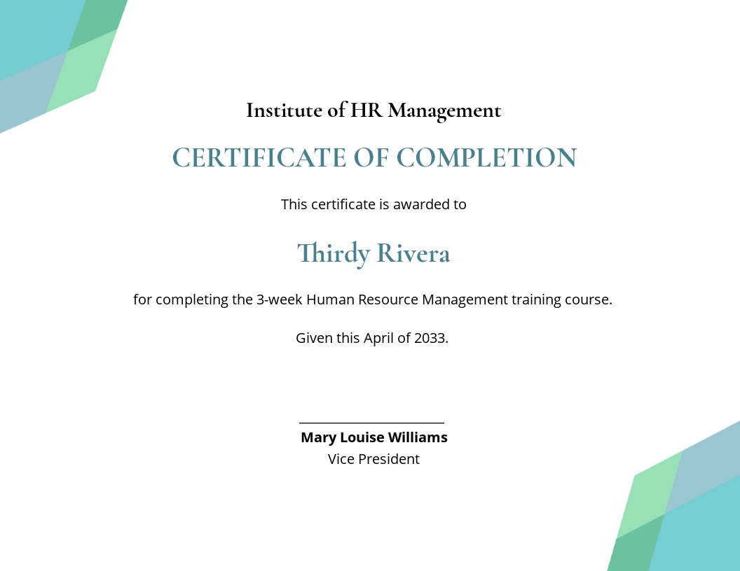 HR Certificates in Adobe Illustrator | Template.net