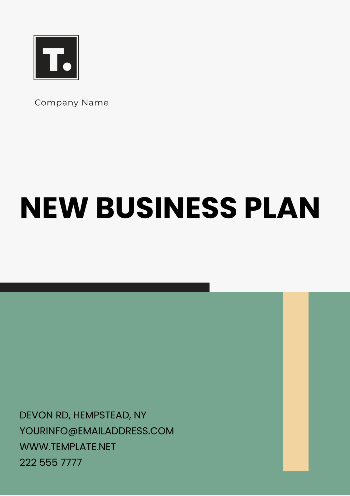 New Business Plan Template - Edit Online & Download