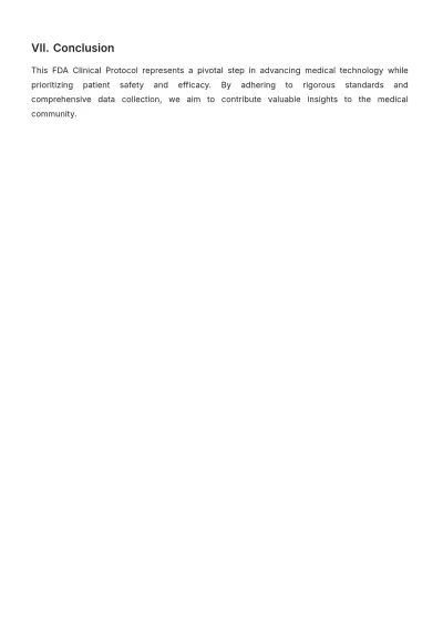 Free FDA Clinical Protocol Template to Edit Online