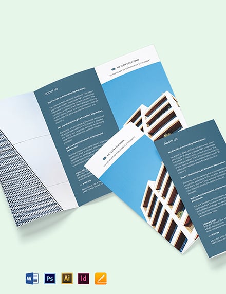 hr consulting brochure microsoft word template free