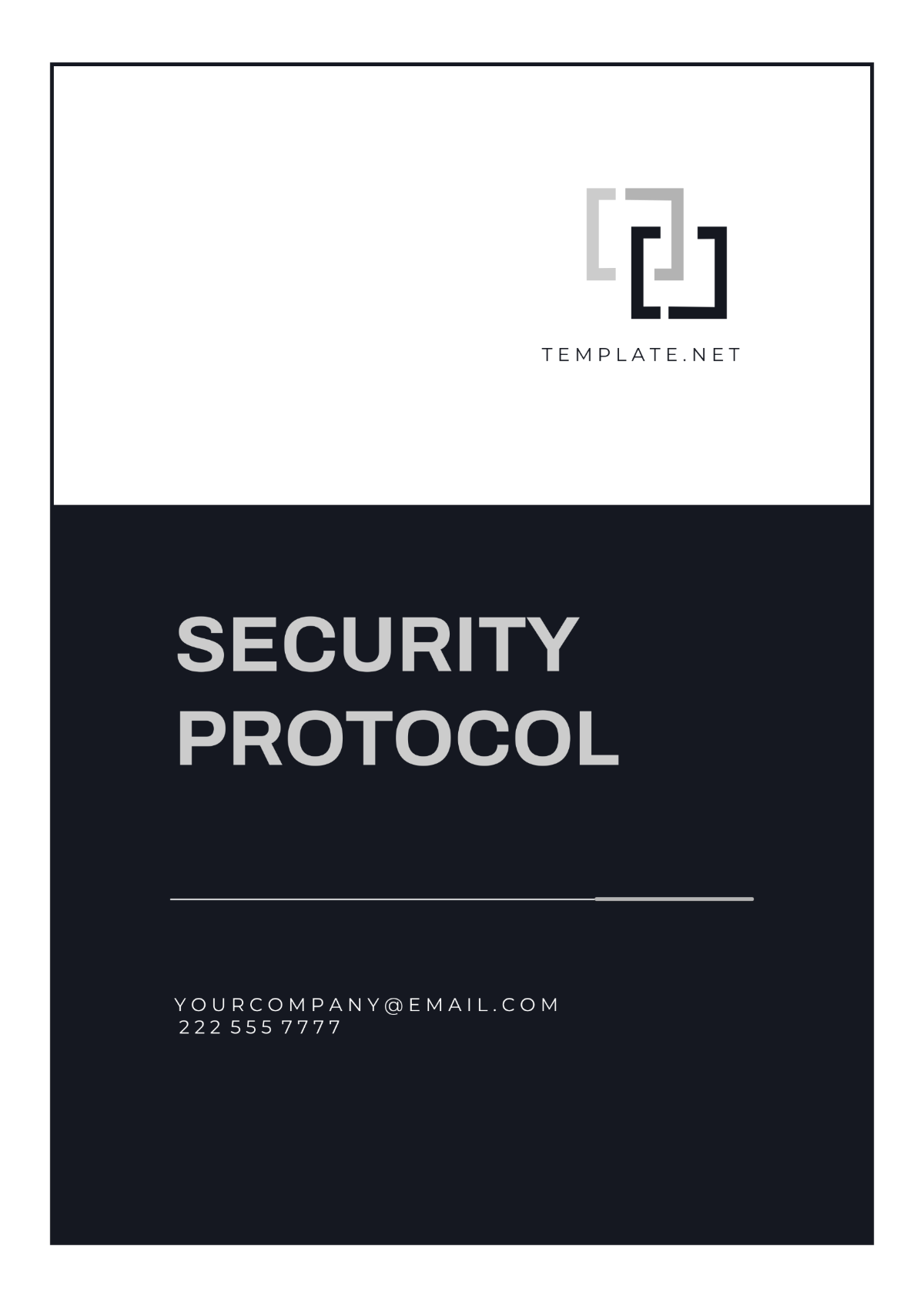 Simple Security Protocol Template - Edit Online & Download