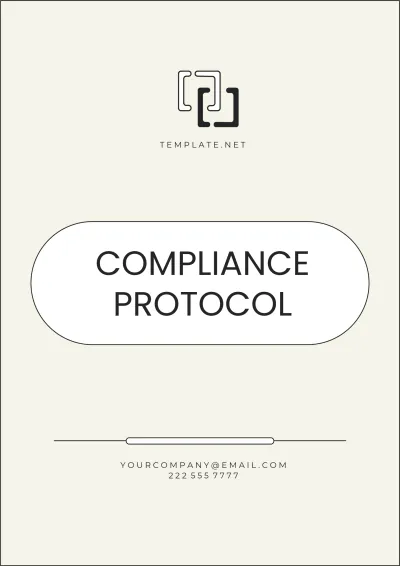 Free Compliance Protocol Template to Edit Online